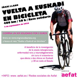 Cartel reto Inaki Llano para Aefat