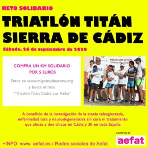 Cartel reto Titán Cádiz para Aefat