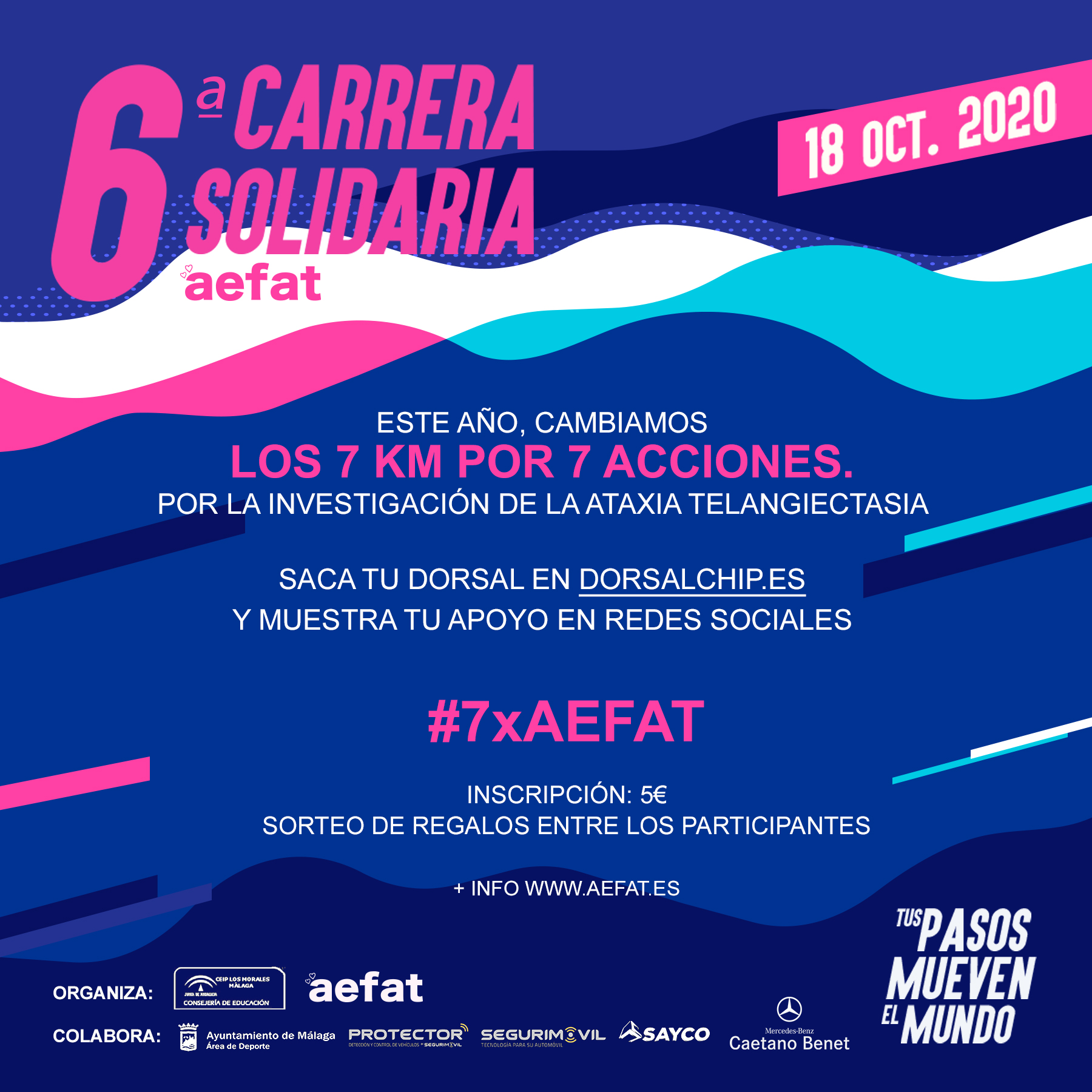 Cartel VI Carrera Aefat Málaga
