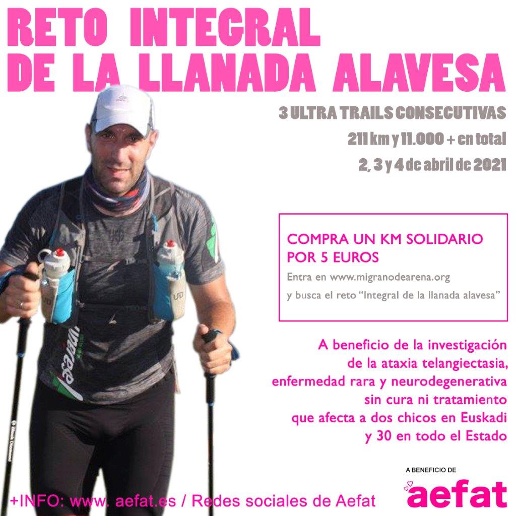 Cartel reto Gonzalo Pérez para Aefat abril 2021