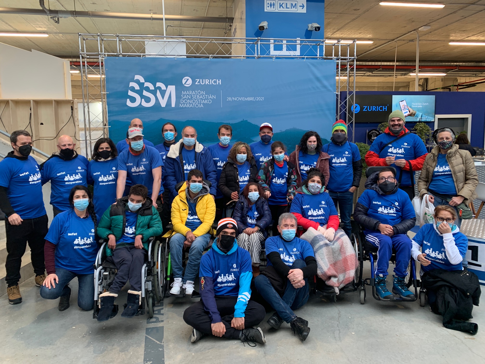 Equipo Zurich Aefat en Maratón Donostia 2021 2