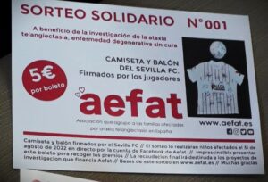 Boletos sorteo Aefat Sevilla FC