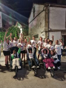 Equipo Aefat en Carreira Nocturna de Lalín 23 sept 2022 llegada