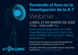 A4AT Webinar SPA ATAXIA TELANGIECTASIA AEFAT 2023 27 marzo