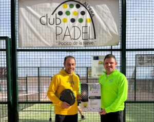 Goyo izquierda y Emilio Torneo pádel Almansa 2025 h