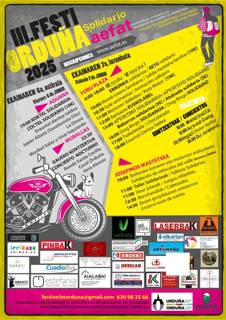 Cartel III Festi Aefat Orduña 2025