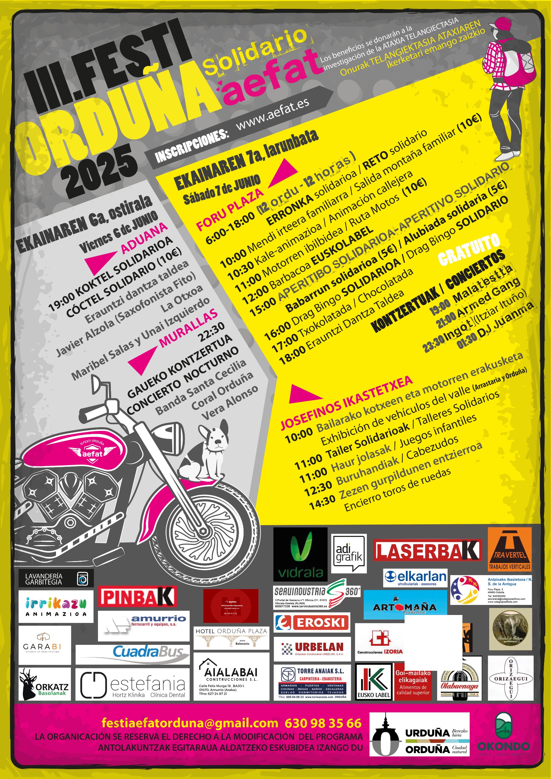 Cartel III Festi Aefat Orduña 2025