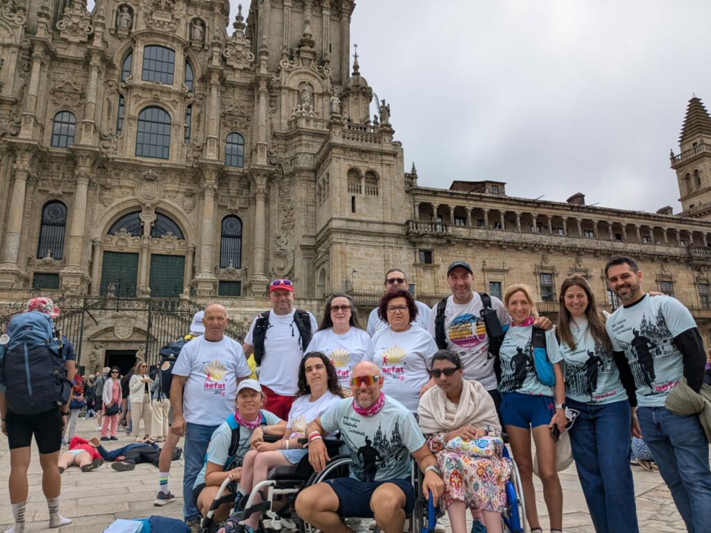 Abel llegada Obradoiro