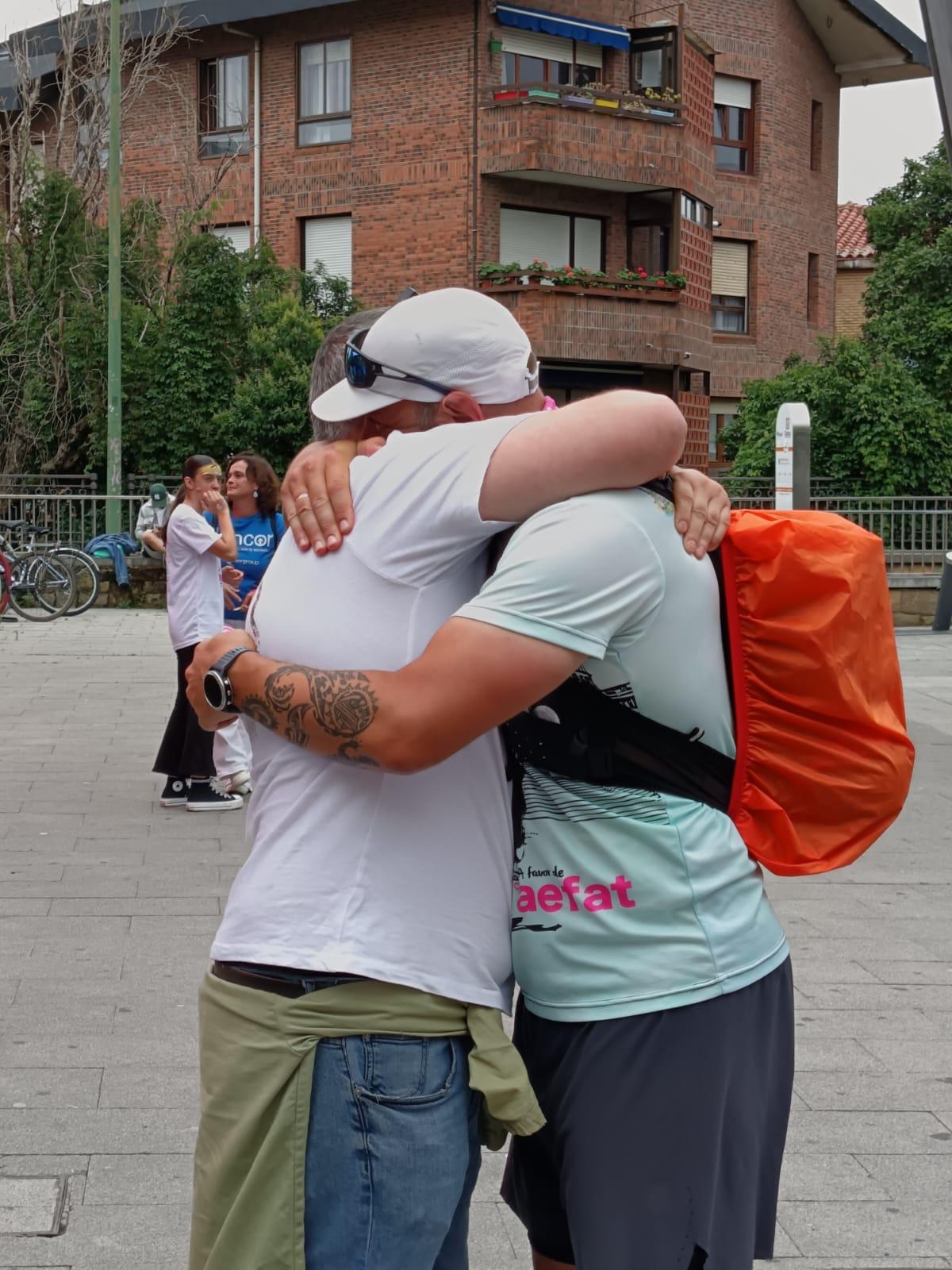 El abrazo de Gonzalo, ¡Lo hemos conseguido!